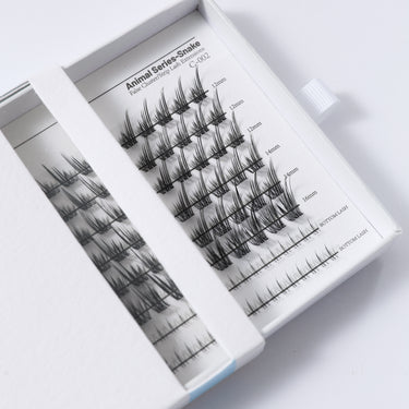 SNAKE- Cluster lash with bottom lash