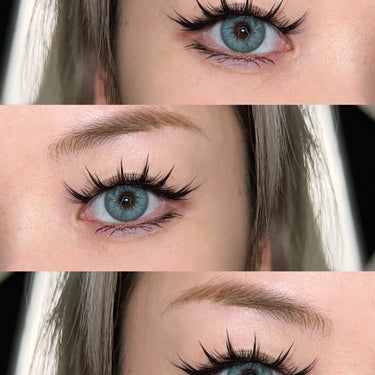 DRAGON - Cluster lash with color