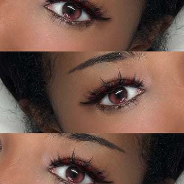 DRAGON - Cluster lash with color